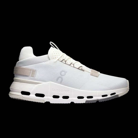 On Clouds Shoes - On Cloudnova 2 Women 9 Ice Sand White Sneakers CloudTec 3WE30222053 EU40.5